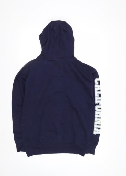 Social Culture Men's Blue Pullover Hoodie M Los Angeles Design