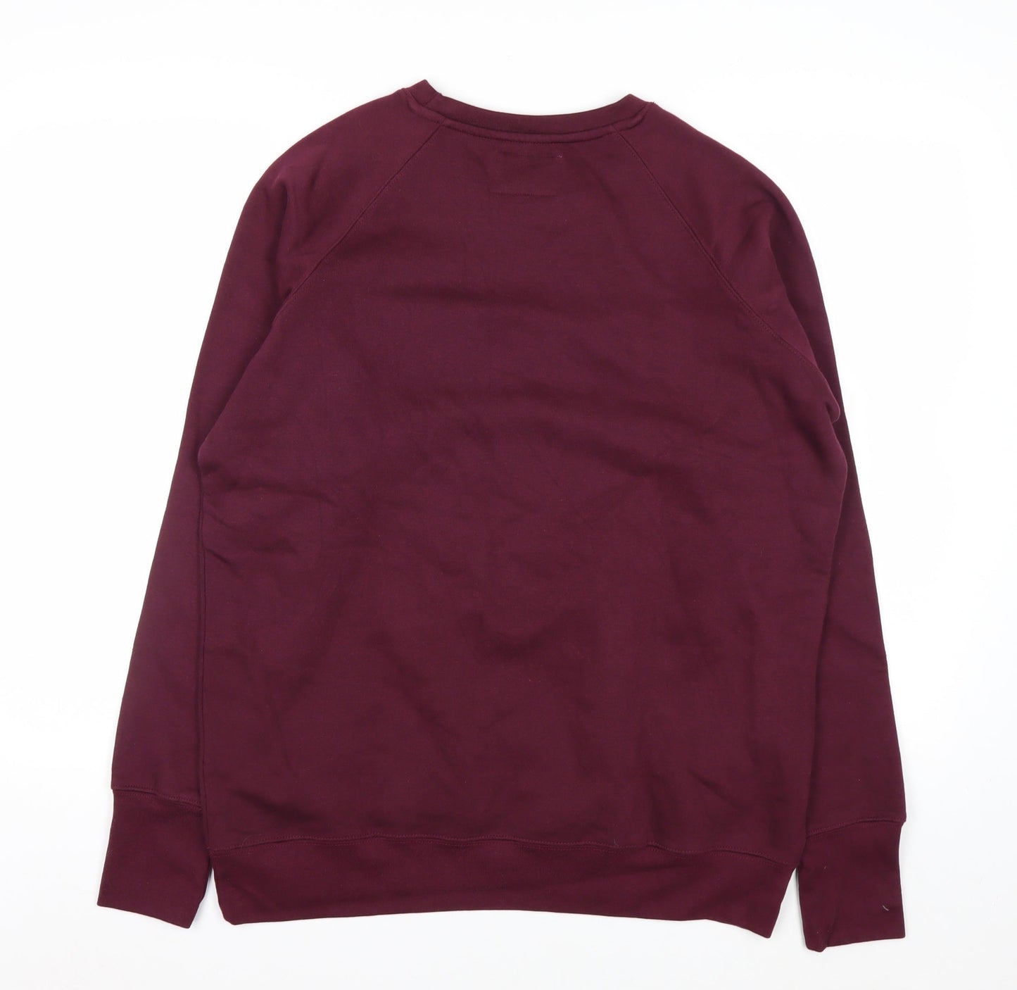 Champion Men's Red Pullover Sweatshirt L Regular Crew Neck Fleece