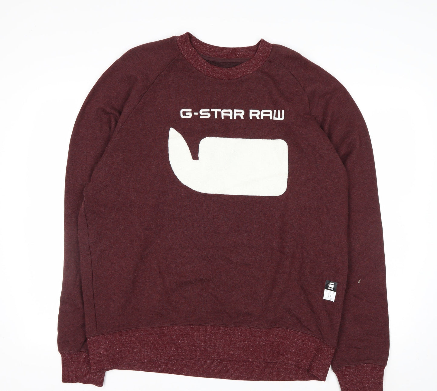 G-Star Raw Men's Red XL Crew Neck Pullover Sweatshirt