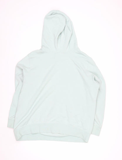 Adidas Womens Mint Green Pullover Hoodie XL UK 22 Casual Logo Sweatshirt