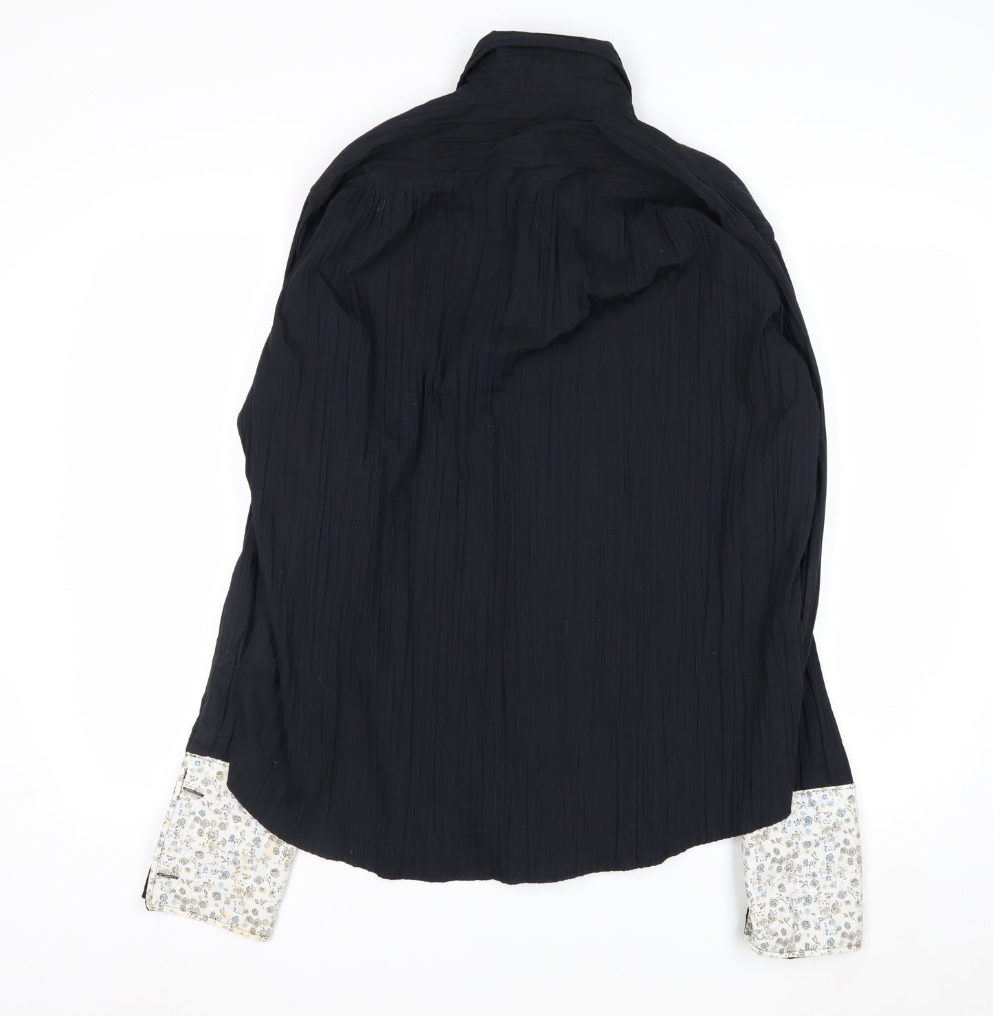 Primo Collection Ciro Citterio Women's Black Long Sleeve Button-Up Shirt Size S
