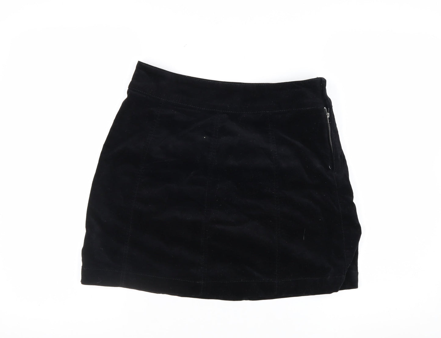 George Women’s Black Velvet Mini Pencil Skirt Size 10
