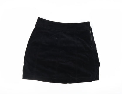 George Women’s Black Velvet Mini Pencil Skirt Size 10
