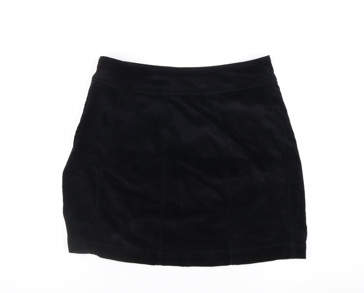 George Women’s Black Velvet Mini Pencil Skirt Size 10