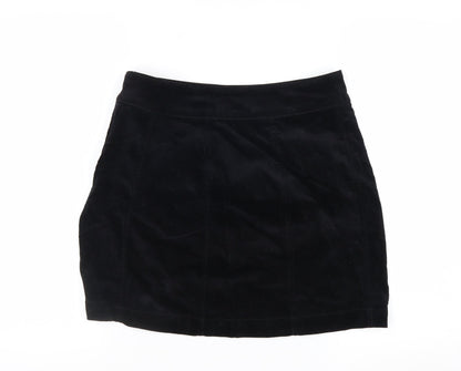 George Women’s Black Velvet Mini Pencil Skirt Size 10