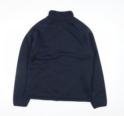 Marks and Spencer Men's Blue Fleece Full Zip Jacket S Regular Fit