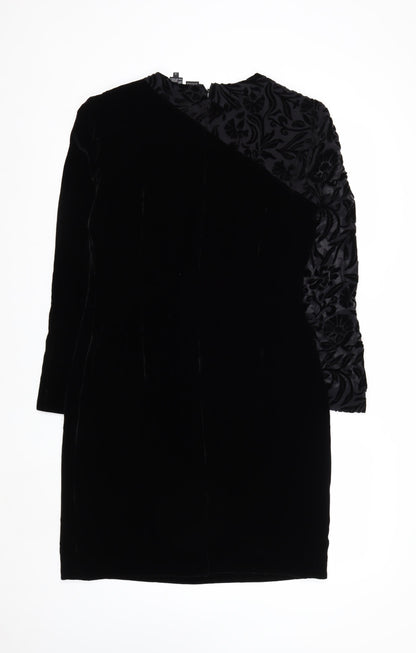 Liz Claiborne Women’s Black Velvet Sheath Dress Size 8