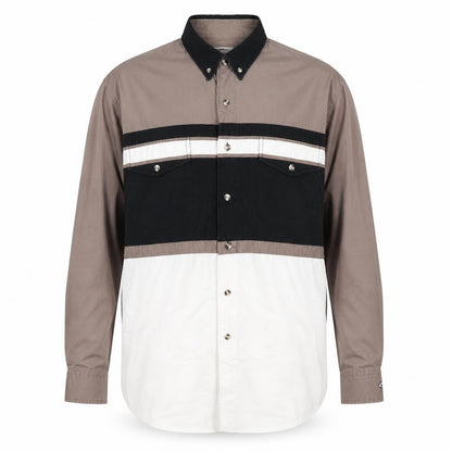 Cumberland Outfitters Men's Multicoloured Western Button-Up Shirt L