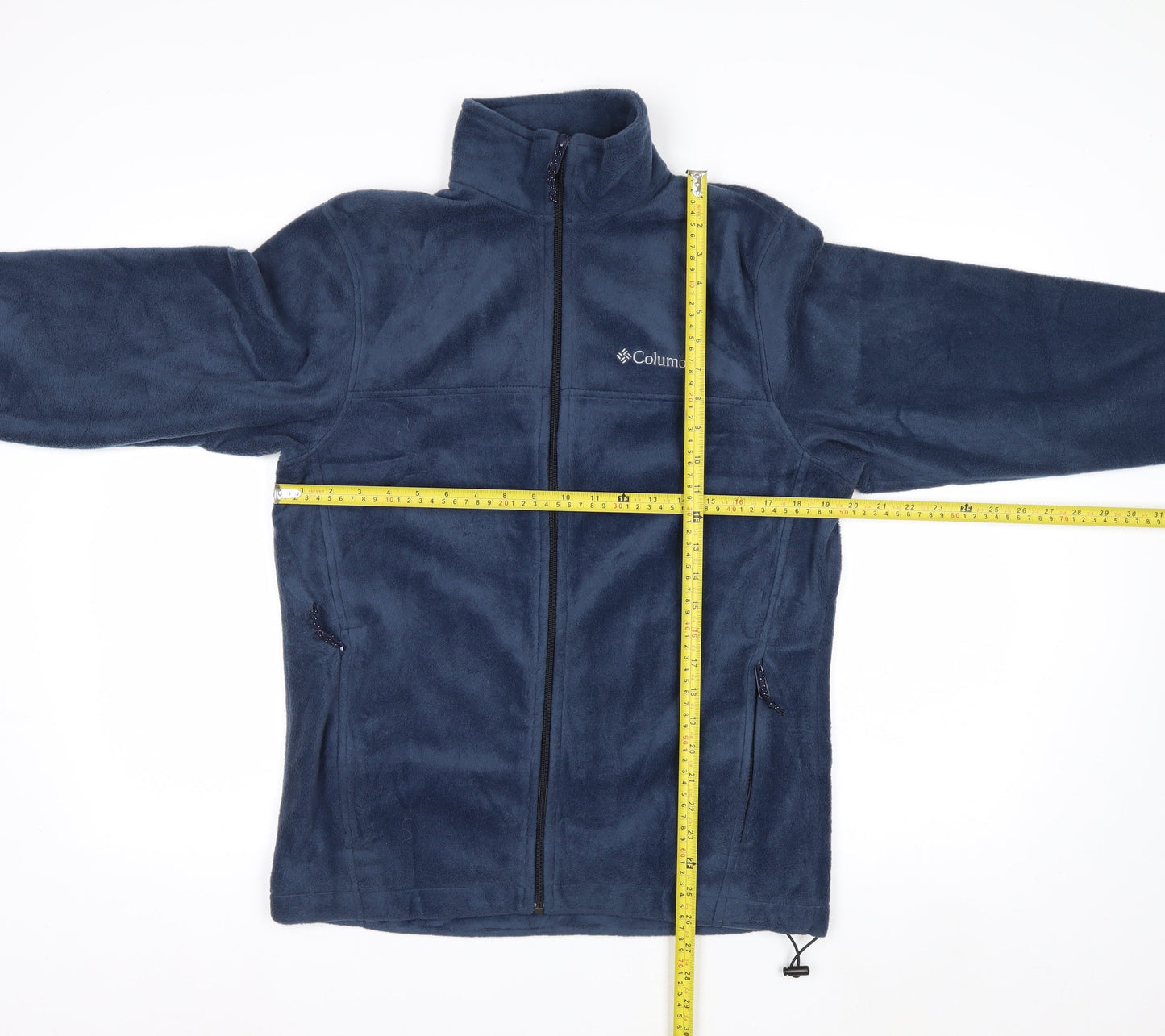 Columbia Men's Blue Full Zip Fleece Sweatshirt Size S
