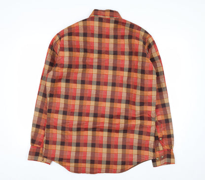 Northwest Territory Men's Brown Checked Lined Flannel Jacket M