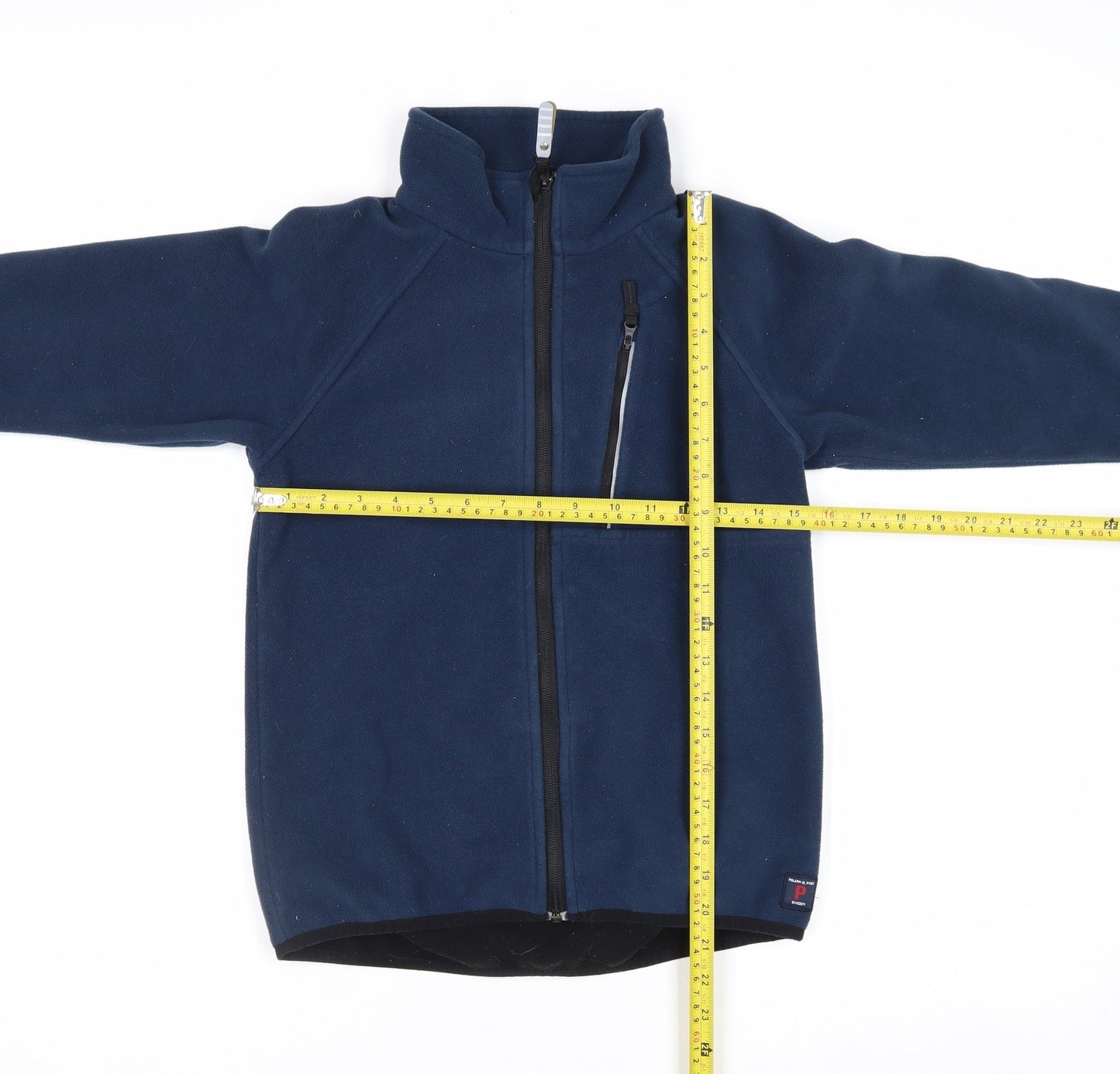 Polarn O. Pyret Boys Blue Full Zip Fleece Sweatshirt 9-10 Years