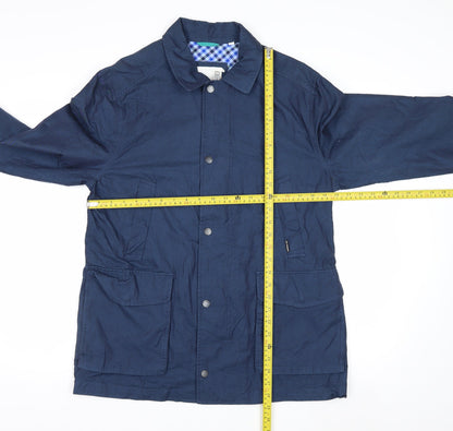 Ben Sherman Men's Blue Cotton Lined Casual Jacket Size M
