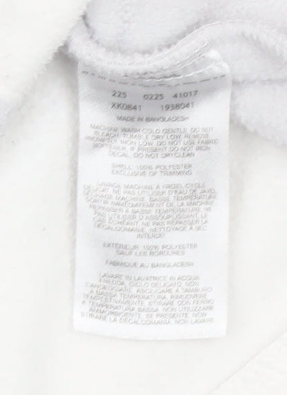 Columbia Women's White Fleece Full Zip Jacket XL