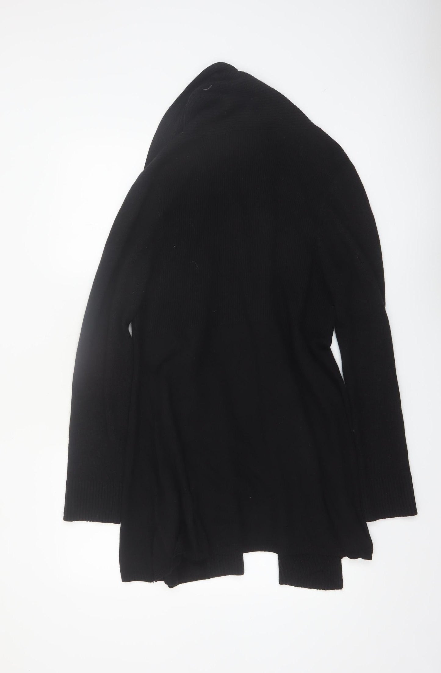 Phase Eight Women's Black Size 16 Open Knit Long Sleeve Cardigan