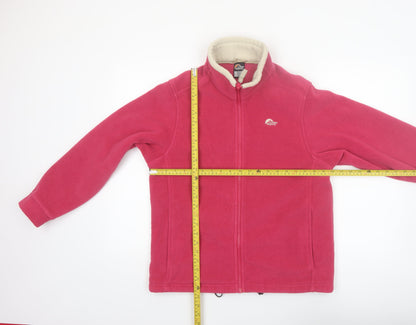 Lowe Alpine Women's Pink Fleece Jacket Size S Outdoor Full Zip