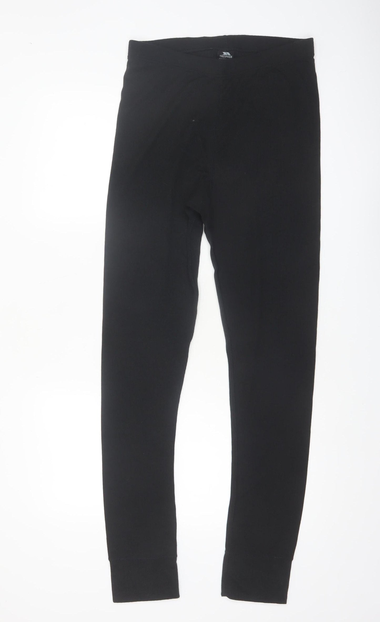 Trespass Womens Black Size 14 Thermal Leggings 100% Polyester