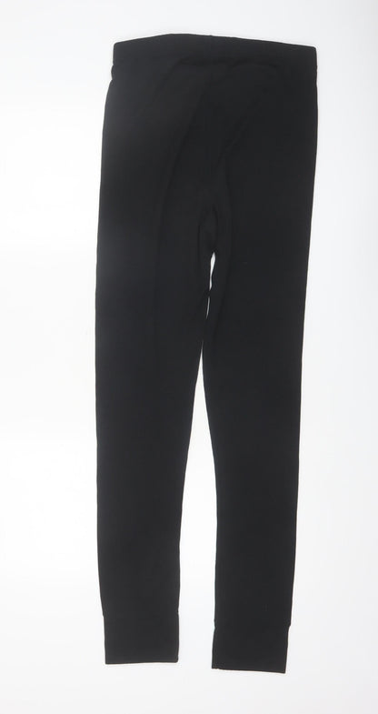 Trespass Womens Black Size 14 Thermal Leggings 100% Polyester