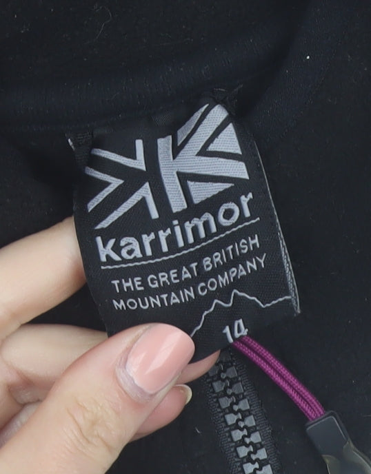 Karrimor Women's Black Fleece Bodywarmer Waistcoat Size 14