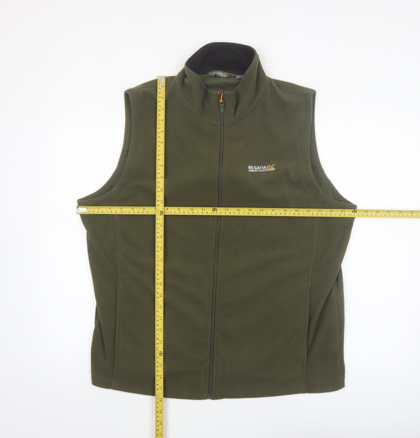 Regatta Men's Green Fleece Bodywarmer Waistcoat XL Outdoor Zip Vest