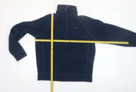 Craghoppers Men’s Blue 1/4 Zip Fleece Sweatshirt Size S