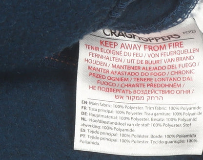 Craghoppers Men’s Blue 1/4 Zip Fleece Sweatshirt Size S