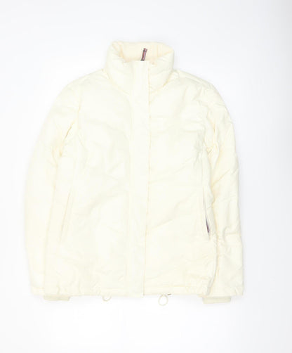 Tommy Hilfiger Women's Ivory Down Puffer Jacket Size S
