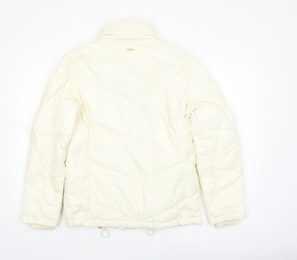 Tommy Hilfiger Women's Ivory Down Puffer Jacket Size S