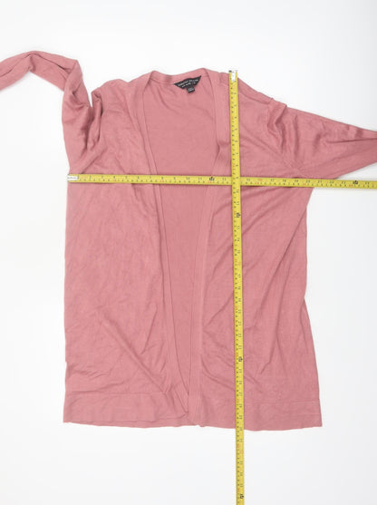 Dorothy Perkins Women’s Pink Long Sleeve Open Cardigan UK 12