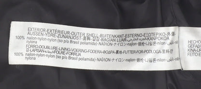 Zara Womens Black Puffer Hooded Waistcoat Size S