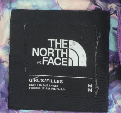 The North Face Girls Black Hooded Waterproof Ski Jacket Size 10-11 Years