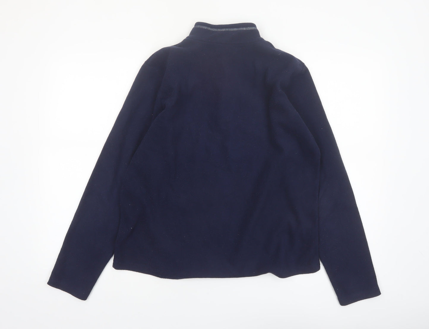 Quechua Boys Blue Fleece 1/4 Zip Pullover Sweatshirt 14-15 Years