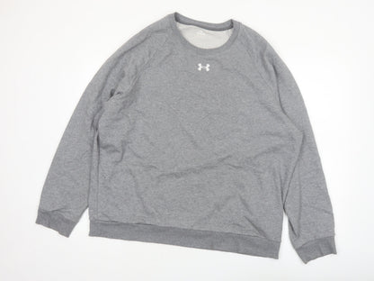 Under Armour Men's Grey XL Pullover Sweatshirt Sportswear