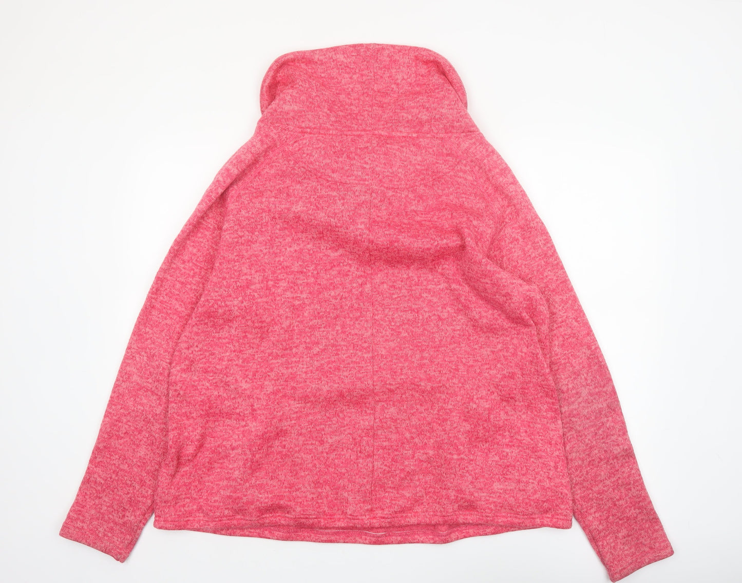 Tu Women Pink Pullover Hoodie Size 20 Cowl Neck Fleece Sweatshirt
