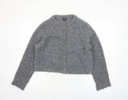 Womens UK Size S Urban Outfitters Grey Cardigan Jumper