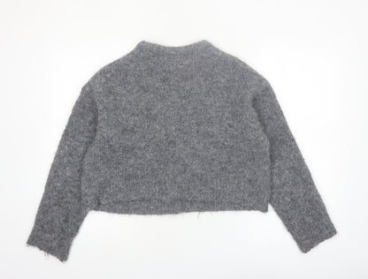 Womens UK Size S Urban Outfitters Grey Cardigan Jumper