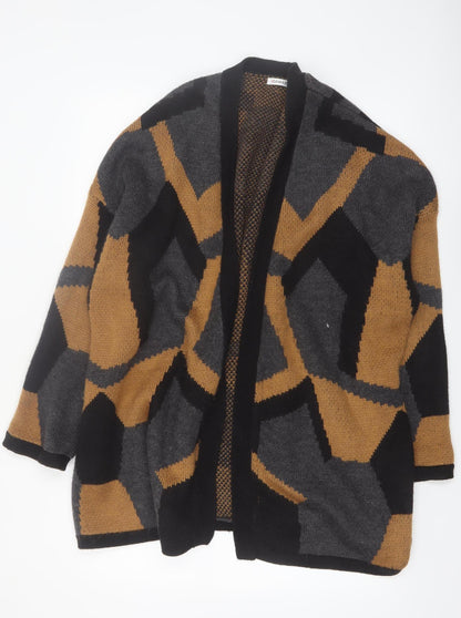 Damart Women's Multicoloured Geometric Cardigan Size 22/24