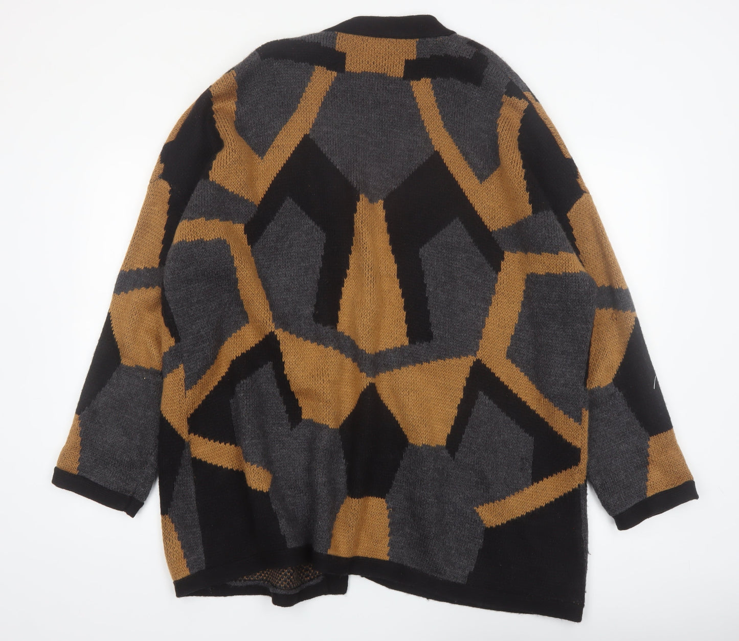 Damart Women's Multicoloured Geometric Cardigan Size 22/24