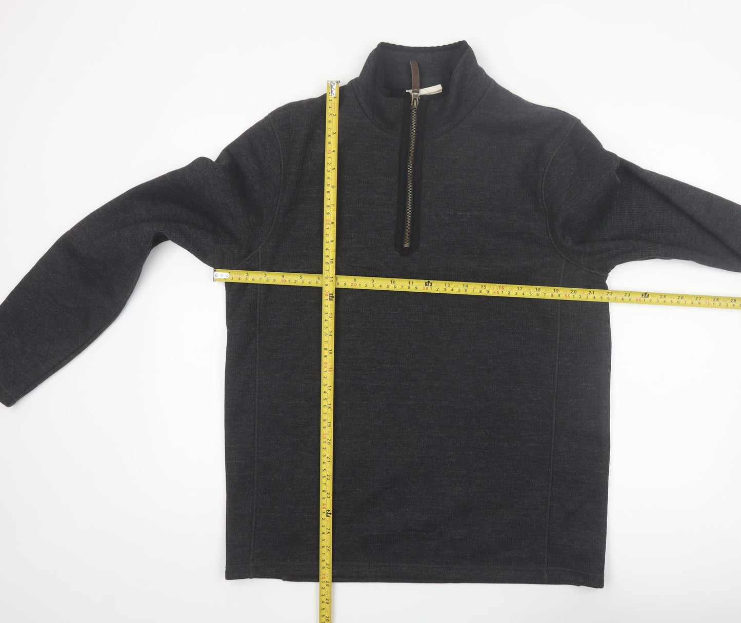Mountain Warehouse Men's Grey 1/2 Zip Fleece Sweatshirt M