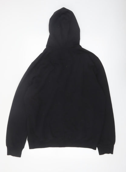 U.S. Polo Assn. Men's Black Full Zip Hoodie Size L Regular Fit