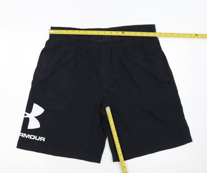 Under Armour Men's Black XL Sweat Shorts Lightweight Casual Sportswear