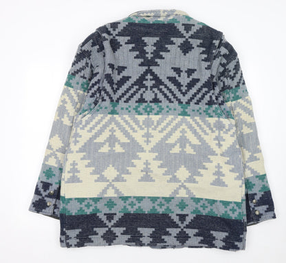 Woolrich Men's Multicoloured Aztec Wool Jacket XL