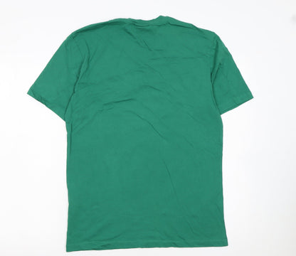 Marks and Spencer Men’s Green Small Euro 2016 Graphic Cotton T-Shirt