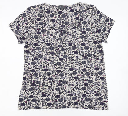 Marks and Spencer Women’s Floral Short Sleeve Jersey Top Size 14