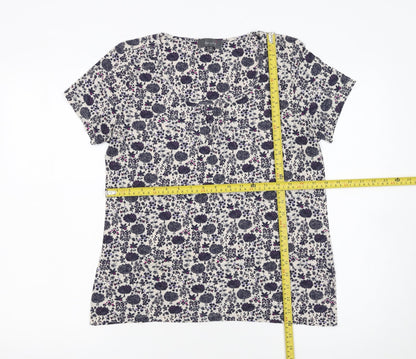 Marks and Spencer Women’s Floral Short Sleeve Jersey Top Size 14