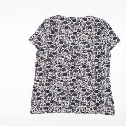 Marks and Spencer Women’s Floral Short Sleeve Jersey Top Size 14