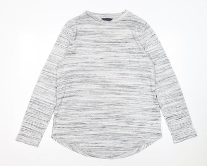 Marks and Spencer Women’s Grey Knit Pullover Jumper Size 12