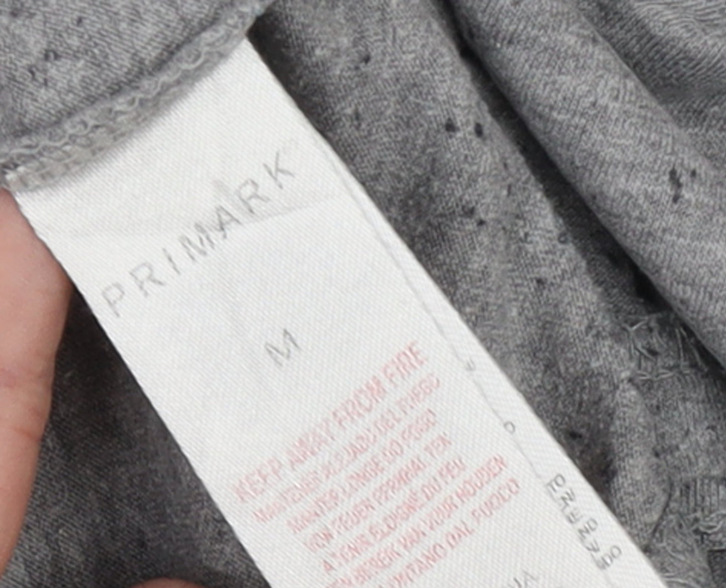 Primark Men's Grey Star Wars Stormtrooper Graphic T-Shirt Size M
