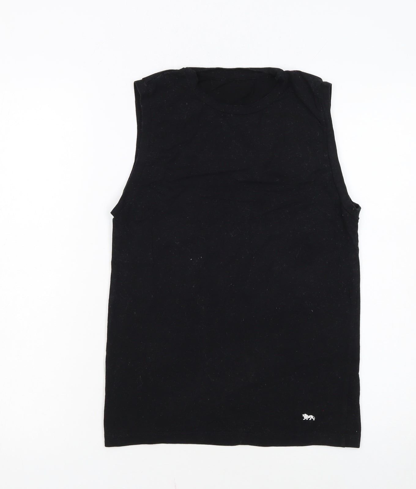Lonsdale Women's Black Cotton Sleeveless Tank Top Size S