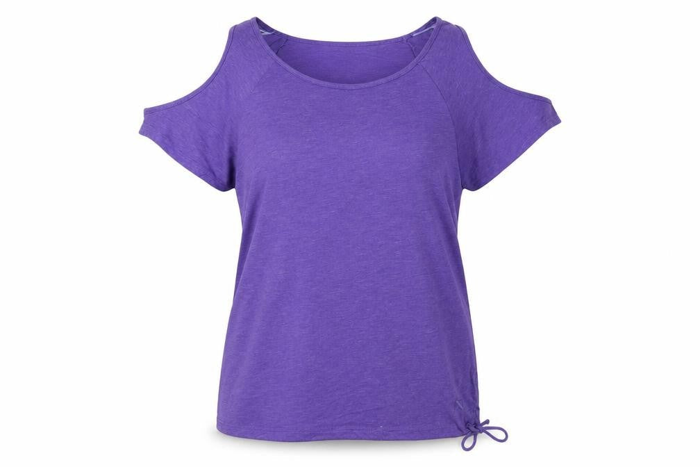 Next Womens Purple Cold Shoulder T-Shirt Size 14