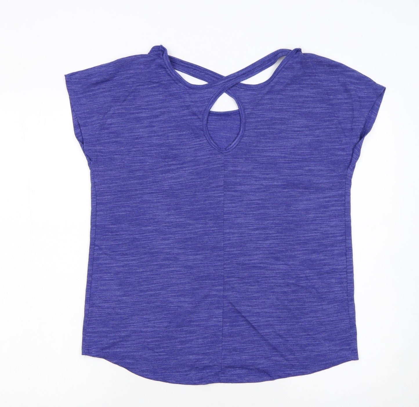 Souluxe Womens Purple Activewear T-Shirt Medium Lightweight Top